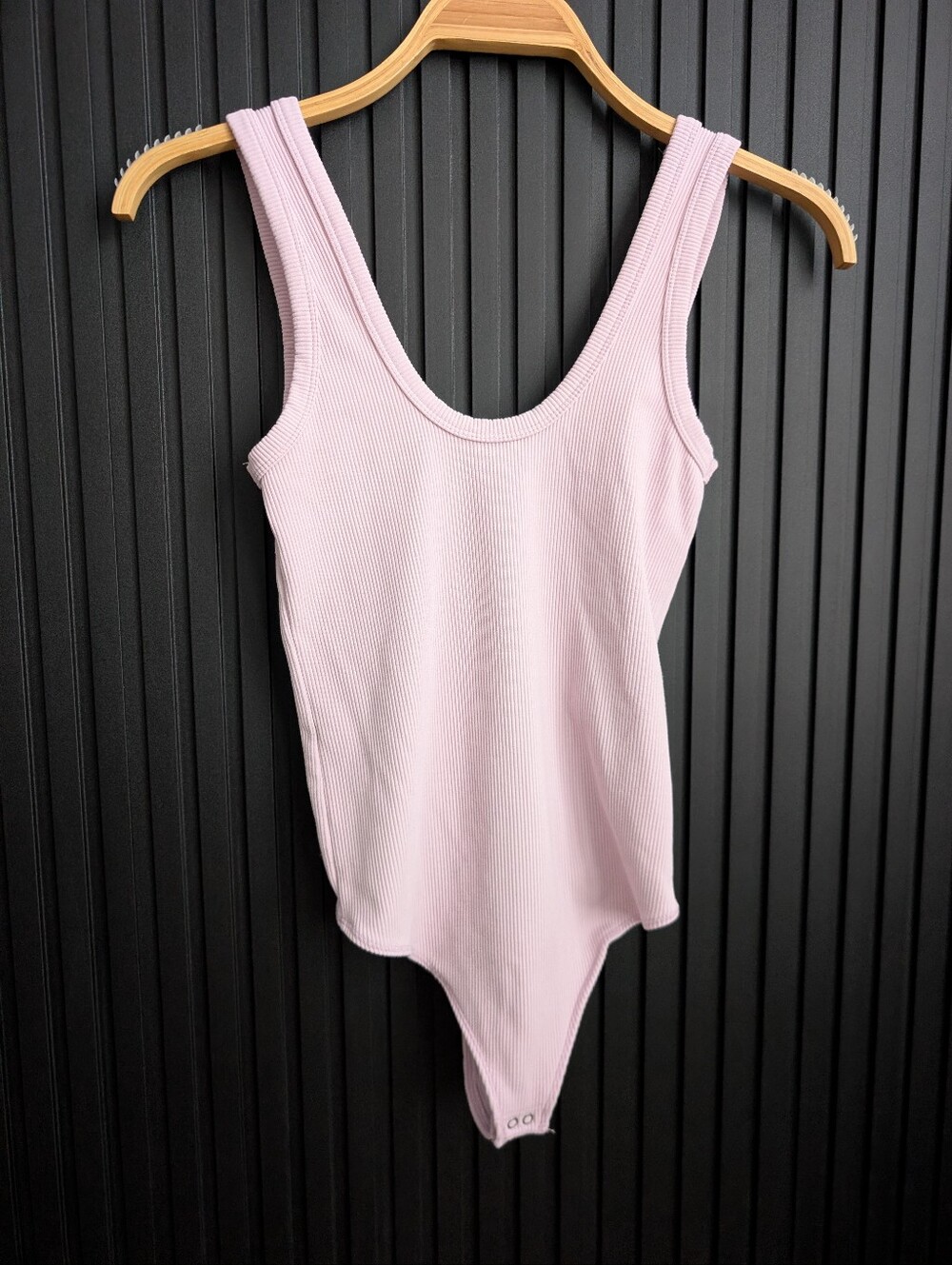 Abercrombie Lavender Ribbed Bodysuit Soft A&F Collection Size S